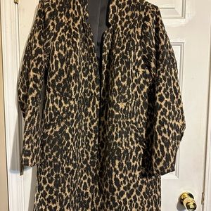 Torrid, size 2, plus size animal print coat/ jacket